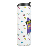 Retro Rhodes Pride Dagen 2024 Thermische Tumbler Thermosbeker (Gedraaid links)