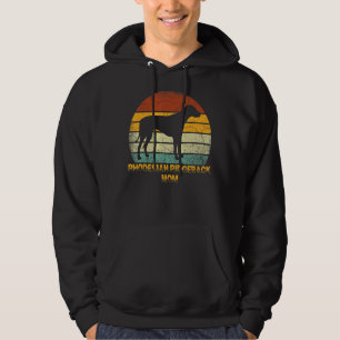 Retro Rhodesian Ridgeback Moeder Hond Eigenaar Moe Hoodie
