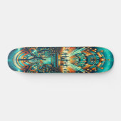 "Retro Rhythms Festival Deck" Persoonlijk Skateboard (Horizontaal)
