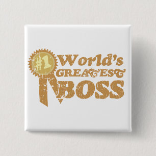 Retro Ribbon — Grote Boss-Button Vierkante Button 5,1 Cm