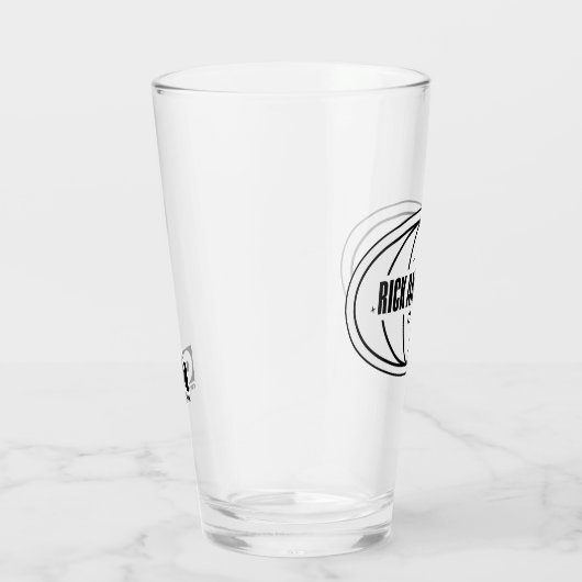 Retro Rick en Morty C-137 Dimension-badge Glas (Rechts)