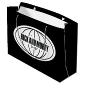 Retro Rick en Morty C-137 Dimension-badge Groot Cadeauzakje (Achterkant Gekanteld)