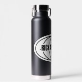 Retro Rick en Morty C-137 Dimension-badge Waterfles (Voorkant)