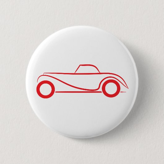 Retro Ride Buttonnen – voertuig Ronde Button 5,7 Cm (Voorkant)