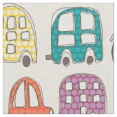 retro rides eggshell stof (Close Up)