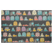 retro rijdt grafiet stof (Fat Quarter)