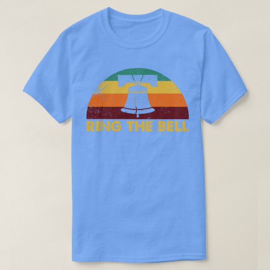  retro ring de bel t-shirt (Design voorkant)
