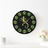 Retro-ringen en lippenhoes voor groene lizards grote klok (Huis)