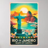 Retro Rio – Christus de Verlosser Poster (Voorkant)