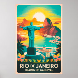 Retro Rio – Christus de Verlosser Poster