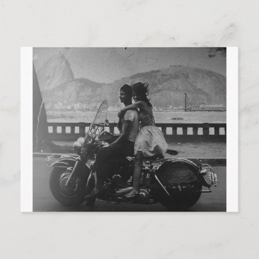 Retro Rio de Janeiro Foto Briefkaart (Voorkant)