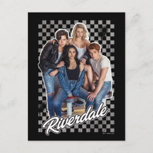 Retro Riverdale Group Grafisch Briefkaart