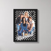 Retro Riverdale Group Grafisch Canvas Afdruk (Voorkant)