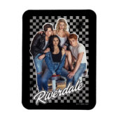 Retro Riverdale Group Grafisch Magneet (Verticaal)