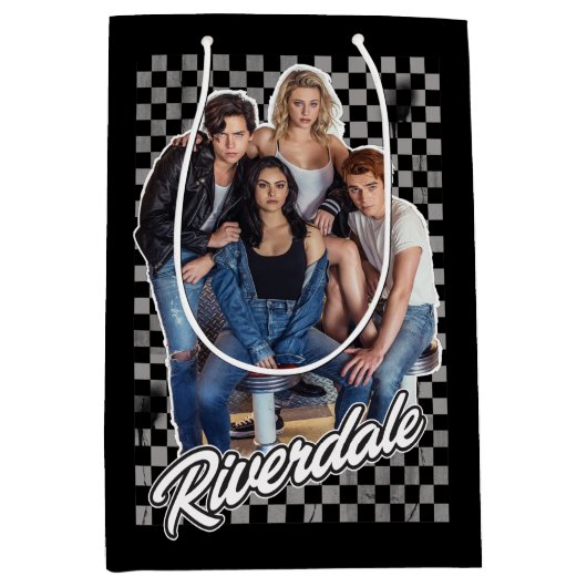Retro Riverdale Group Grafisch Medium Cadeauzakje (Voorkant)
