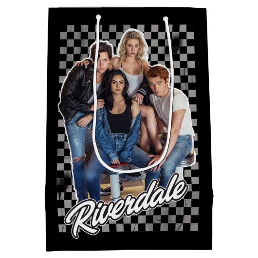Retro Riverdale Group Grafisch Medium Cadeauzakje (Achterkant)