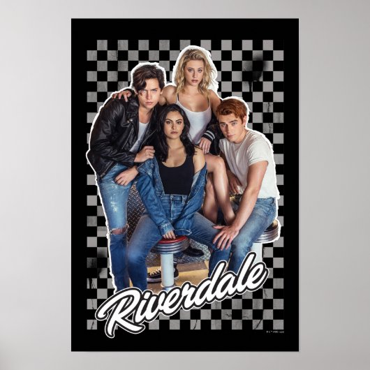Retro Riverdale Group Grafisch Poster (Voorkant)
