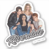 Retro Riverdale Group Grafisch Sticker (Voorkant)