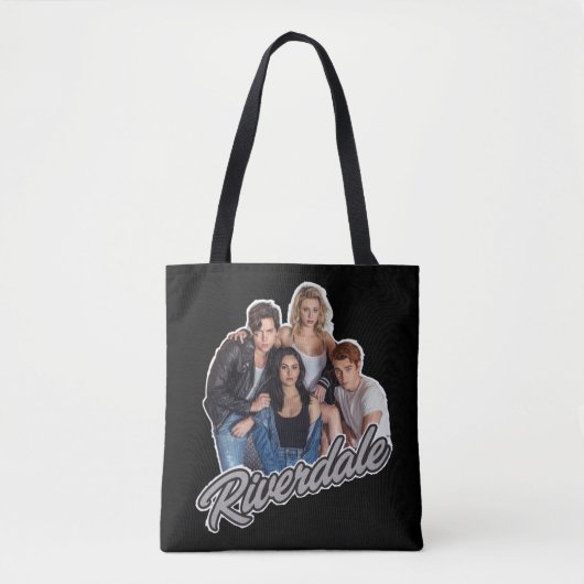 Retro Riverdale Group Grafisch Tote Bag (Voorkant)