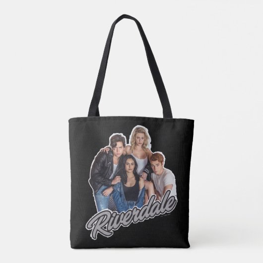Retro Riverdale Group Grafisch Tote Bag (Achterkant)
