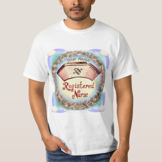 Retro RN Nurse Pet T-shirt (Voorkant)