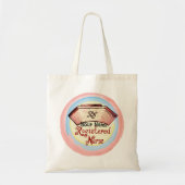 Retro RN Verpleegkundige aangepaste verpleegkundig Tote Bag (Voorkant)