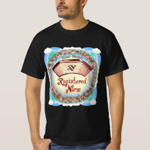 Retro RN Verpleegkundigen Pet verpleegkundige T-shirt