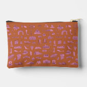 Retro Road Trip Cosmetische Tas (Achterkant)
