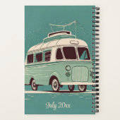 Retro Road Trip Journal | Road Trip Travel Journal Notitieboek (Achterkant)