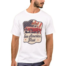 Retro Roadtrip USA 4 juli Patriottisch