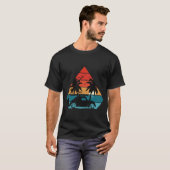 Retro roadtrip zonsondergang t-shirt (Voorkant volledig)
