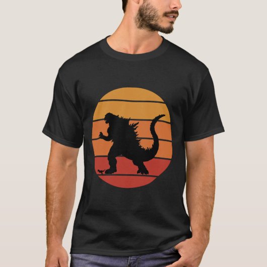 Retro Roar:  Godzilla T-shirt (Voorkant)