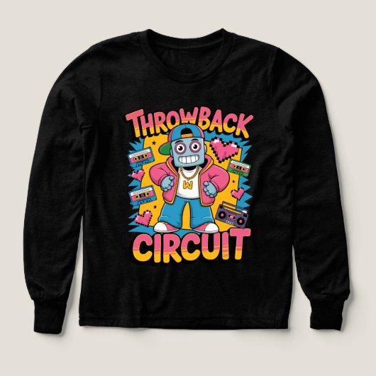 Retro Robot 90s Hip Hop Design – Leuke Cartoon Goo (Voorkant)