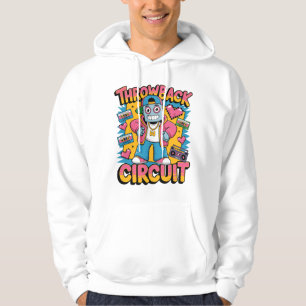 Retro Robot 90s Hip Hop Design – Leuke Cartoon Goo Hoodie