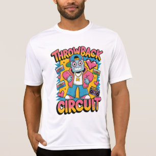 Retro Robot 90s Hip Hop Design – Leuke Cartoon Goo T-shirt