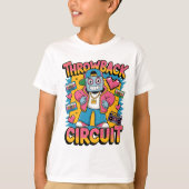 Retro Robot 90s Hip Hop Design – Leuke Cartoon Goo T-shirt (Voorkant)