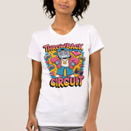 Retro Robot 90s Hip Hop Design – Leuke Cartoon Goo T-shirt