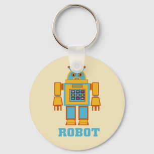 Retro Robot - Cute Kinder Sleutelhanger