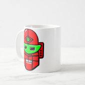 Retro Robot Head Koffiemok (Voorkant links)