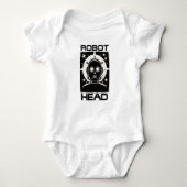 Retro Robot Head Romper (Voorkant)