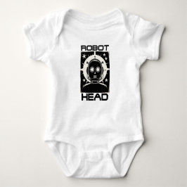 Retro Robot Head Romper
