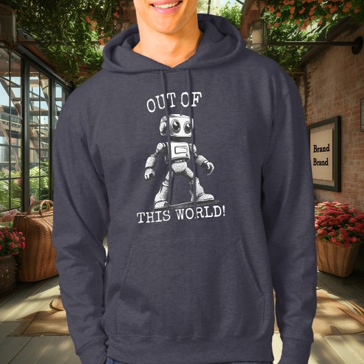 Retro -  Robot Hoodie