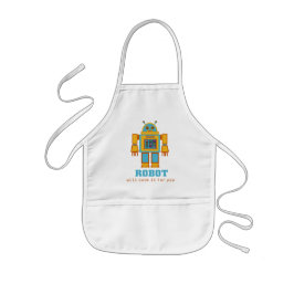 Retro Robot Kinder Schort