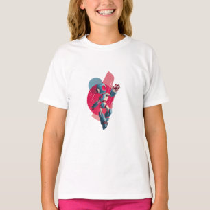 Retro Robot Kunstprint: Kosmische Bewaker T-shirt
