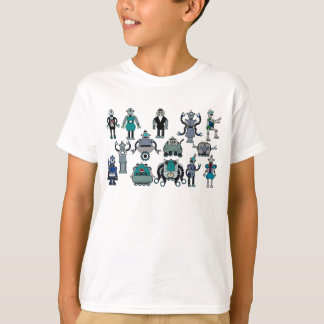 Retro Robot minnaar voor kinderen! Leuk, leuk en c T-shirt