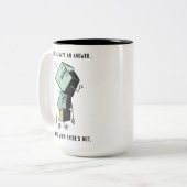 Retro robot mok (Voorkant links)