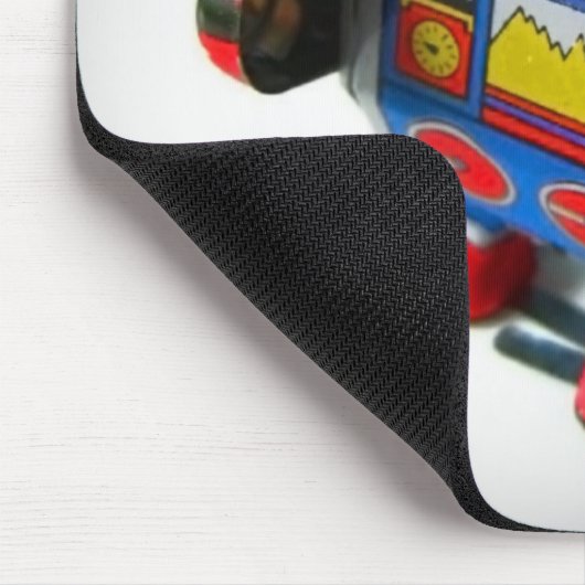 Retro Robot mousepad Muismat (Hoek)