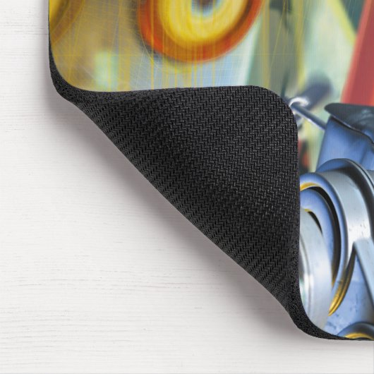 Retro Robot Muismat (Hoek)