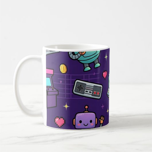 Retro Robot Ruimte Mok (Links)