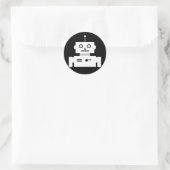Retro Robot Shape Sticker (Tas)